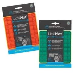 Lickimat Mini Tuff Playdate Slow Food Bowl Anti-Anxiety Mat for Dogs Clearance
