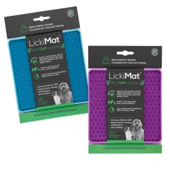 Lickimat Mini Tuff Soother Slow Food Bowl Anti-Anxiety Mat for Dogs Fashion