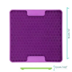 Lickimat Mini Tuff Soother Slow Food Bowl Anti-Anxiety Mat for Dogs Fashion