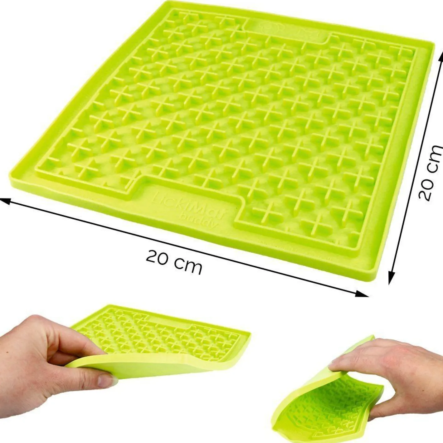 Lickimat Playdate Original Slow Food Licking Mat for Cats & Dogs Best