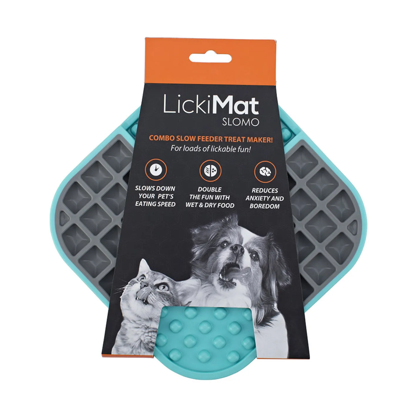 Lickimat Slomo Wet & Dry Double Slow Food Dog Bowl Discount