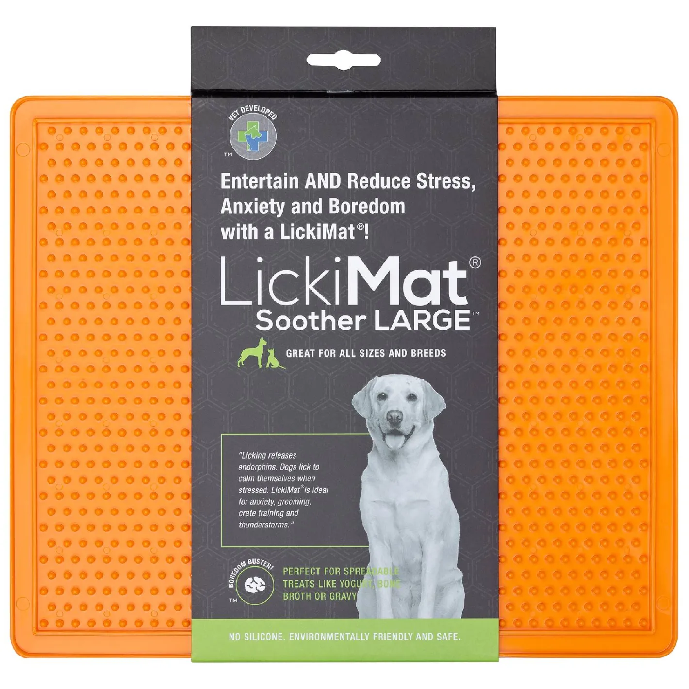 Lickimat Soother Slow Food Licking Mat for Cats & Dogs X-Large Online