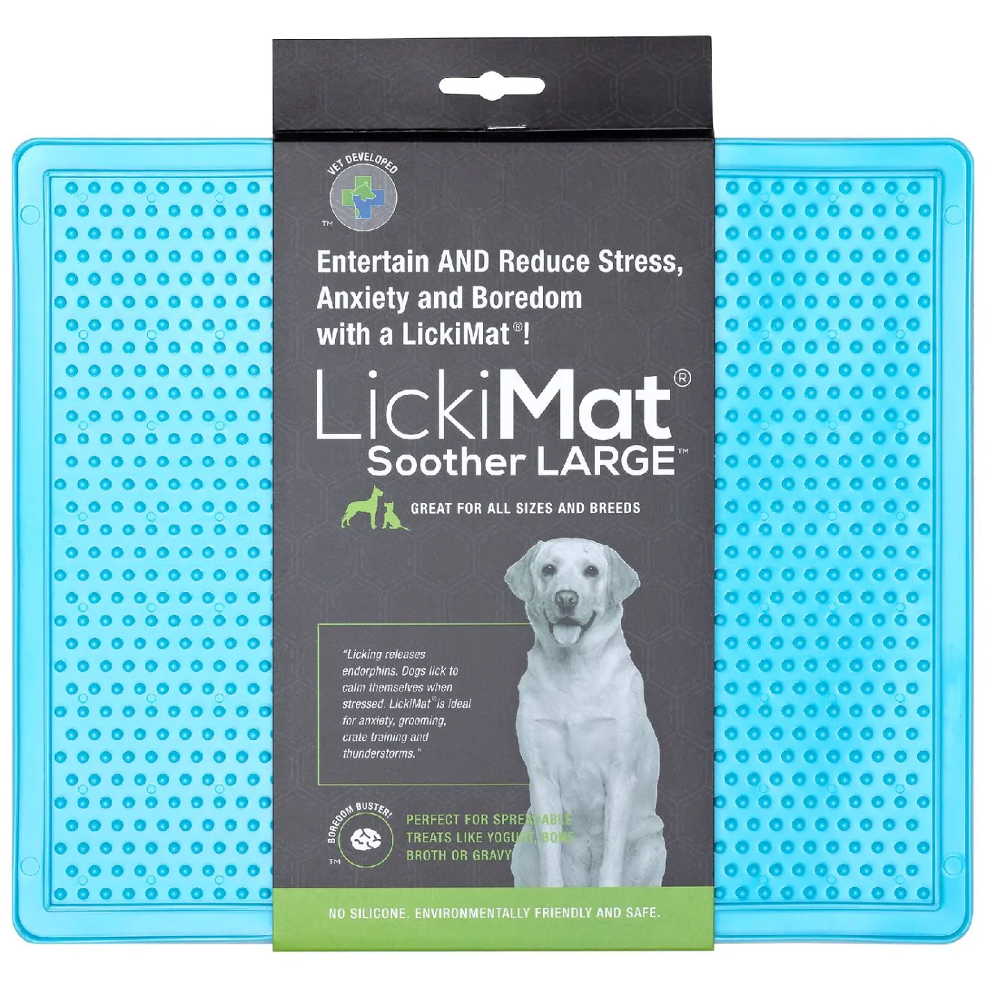 Lickimat Soother Slow Food Licking Mat for Cats & Dogs X-Large Online