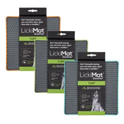Lickimat Soother Tuff Slow Food Lick Mat Dog Bowl New