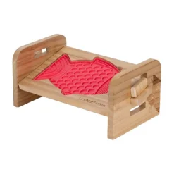 Lickimat Whisker Wooden Eco Adjustable Riser - For Casper & Felix Lick Mats Outlet