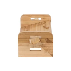 Lickimat Whisker Wooden Eco Adjustable Riser - For Casper & Felix Lick Mats Outlet
