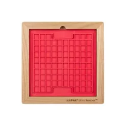 Lickimat Wooden Eco Slow Feeder Keeper - For Classic Sized Lick Mats Clearance