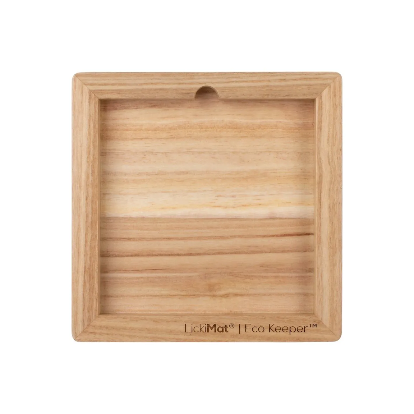 Lickimat Wooden Eco Slow Feeder Keeper - For Mini Lick Mats Best