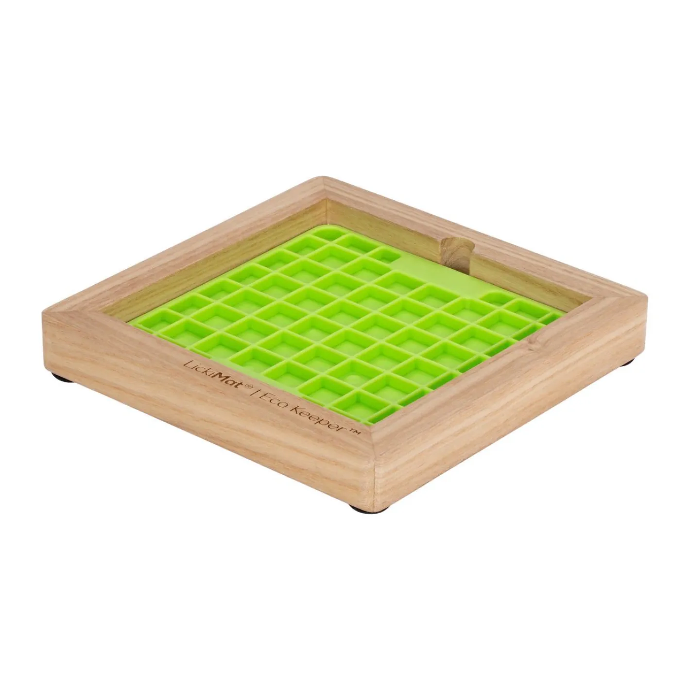 Lickimat Wooden Eco Slow Feeder Keeper - For Mini Lick Mats Best