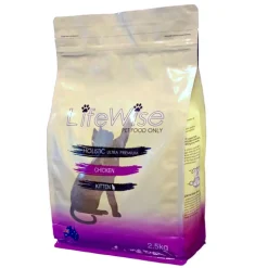 Lifewise Chicken With Rice & Vegetables Dry Kitten Food 2.5Kg Outlet