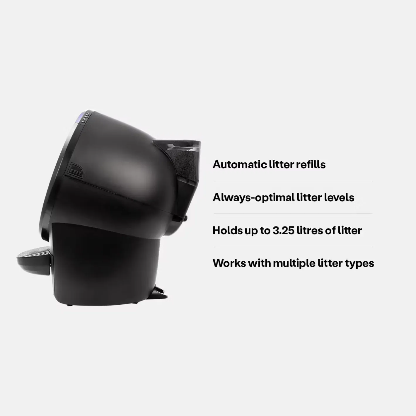 Litter Robot 4 LitterHopper - Automatic Litter Refill Accessory Clearance