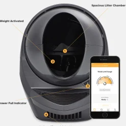 Litter Robot III Connect WIFI- Enabled Automatic Self Cleaning Cat Litter System Fashion