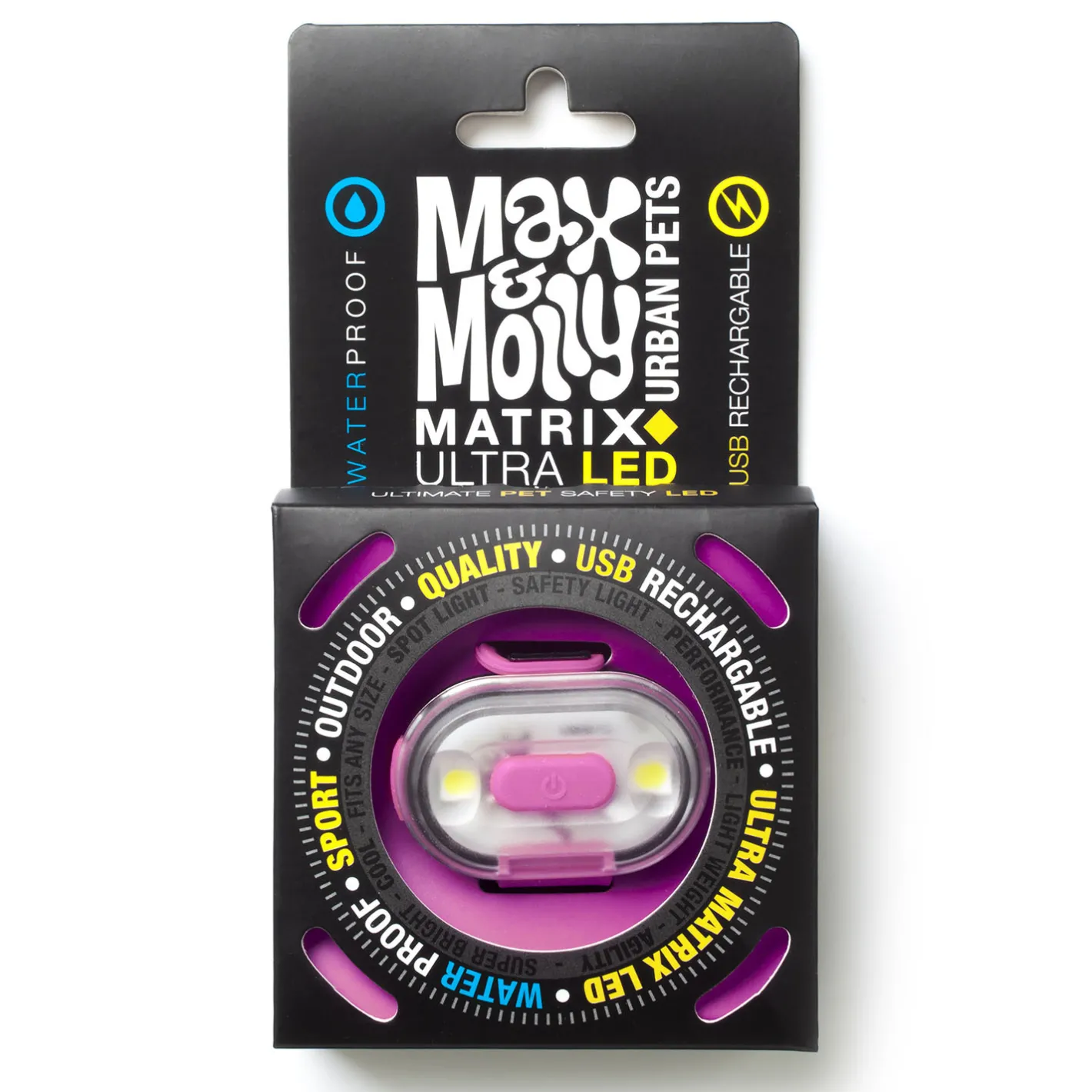 Max & Molly Matrix Ultra LED Harness and Collar Safety light Outlet