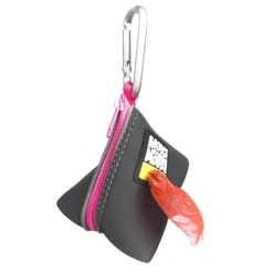 Max & Molly Neoprene Poop Bag Holder Triangle - Pink Outlet