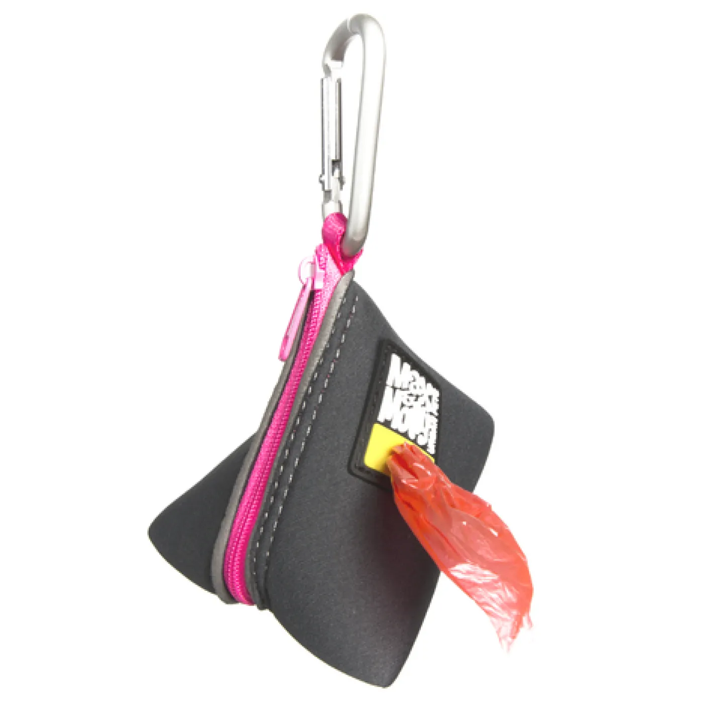 Max & Molly Neoprene Poop Bag Holder Triangle - Pink Outlet