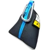 Max & Molly Neoprene Poop Bag Holder Triangle - Sky Blue Best