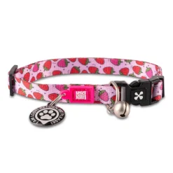 Max & Molly Smart ID Cat Collar - Strawberry Dream Fashion