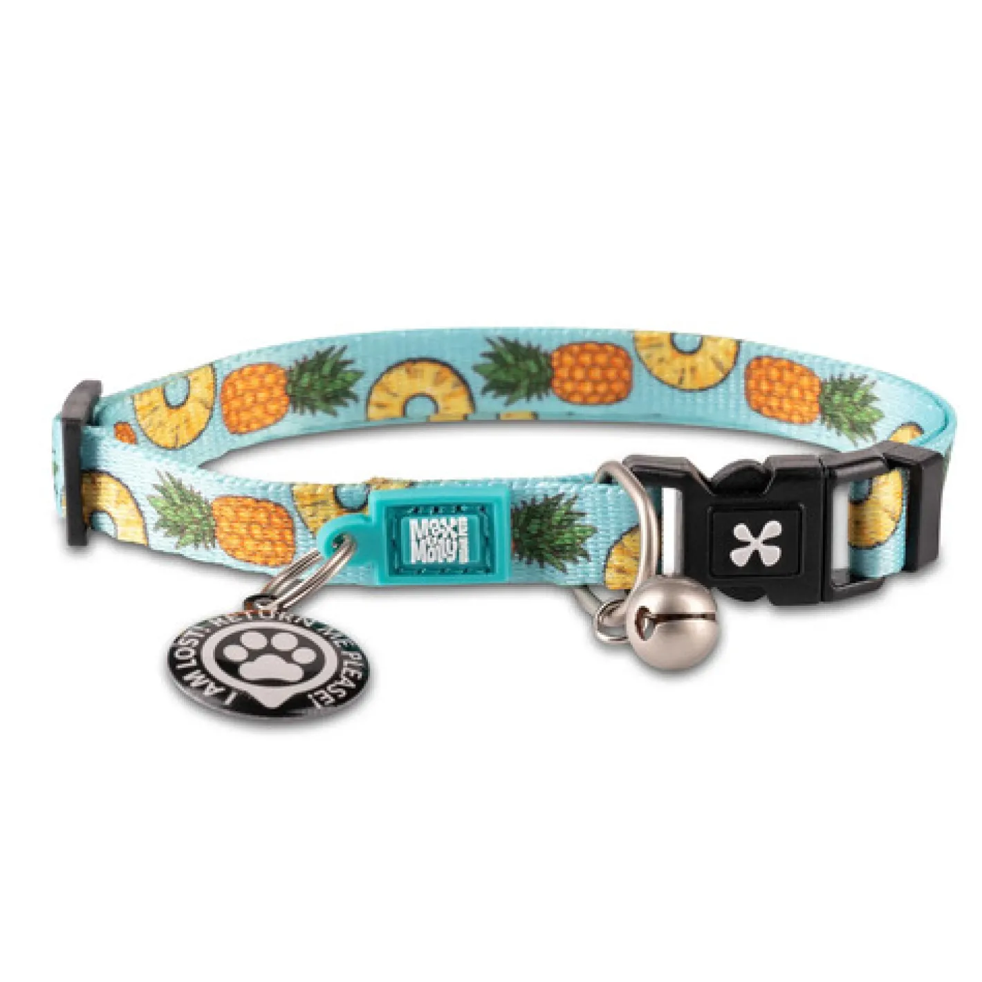 Max & Molly Smart ID Cat Collar - Sweet Pineapple New
