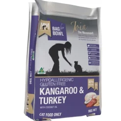 Meals for Mutts Meals for Meows Gluten Free Kangaroo & Turkey Dry Cat Food New