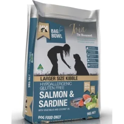 Meals for Mutts Gluten Free Salmon & Sardine Larger Kibble Dry Dog Food 9kg Online