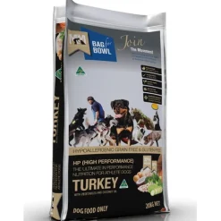 Meals for Mutts High Performance Dog Food - Grain Free Turkey - 20kg New