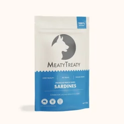Meaty Treaty Freeze Dried Australian Whole Sardines Cat & Dog Treats 100g Sale