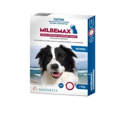 Milbemax Intestinal All-Wormer for Dogs 5-25kg - Pack of 2 Tablets Hot
