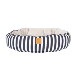 Mog and Bone Mog & Bone 4 Seasons Reversible Dog Bed - Navy Hamptons Stripe Online