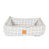 Mog and Bone Mog & Bone Bolster Dog Bed - Grey Check New