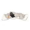 Mog and Bone Mog & Bone Soft Reversible Pet Blanket Latte Hamptons Stripe Outlet