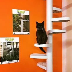 Monkee Tree - The Scalable Cat Climbing Ladder 12 Trunk Starter Pack in BLACK Outlet