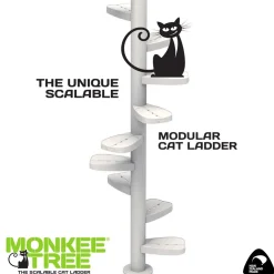Monkee Tree - The Scalable Cat Climbing Ladder 18 Trunk Starter Pack in Black Hot