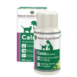Natural Animal Solutions Calm Remedy for Cats & Dogs - 30 Tablets Fashion