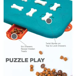 Nina Ottosson Casino High Level Interactive Puzzle & Toy for Dogs & Cats Best