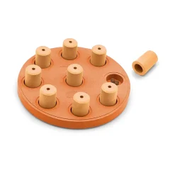 Nina Ottosson Dog Smart Wooden Interactive Dog Game & Toy - Orange Outlet