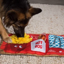 Nina Ottosson Interactive Snuffle Activity Puzzle Mat for Dogs - Fast Food Fashion