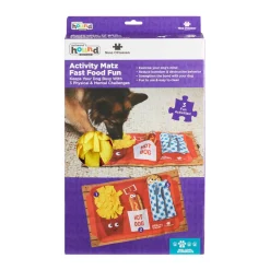 Nina Ottosson Interactive Snuffle Activity Puzzle Mat for Dogs - Fast Food Fashion