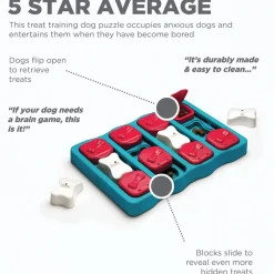 Nina Ottosson NEW Dog Brick Interactive Treat Dispenser Dog Toy Online