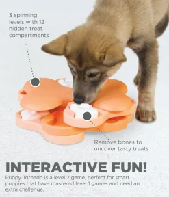 Nina Ottosson Tornado Interactive Puzzle Dog Toy for Puppies - Level 2 Sale