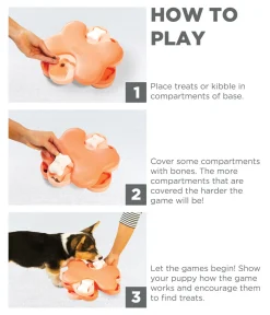 Nina Ottosson Tornado Interactive Puzzle Dog Toy for Puppies - Level 2 Sale