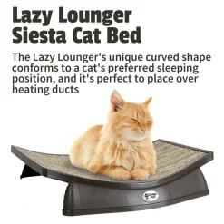 Omega Paw Lazy Lounger Curved Siesta Cat Bed Discount