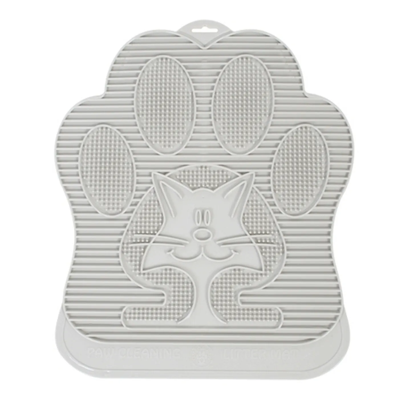 Omega Paw Litter Mat - Paw Shaped Washable Litter Trapping Pad New