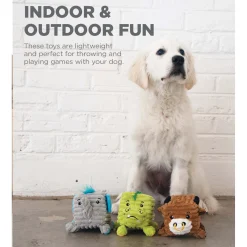 Outward Hound Cube-Eez 2-in-1 Squeaker Dog Toy - Hippo Discount