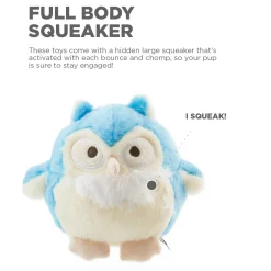 Outward Hound Durable Plush Dog Toy - Howling Hoots Online