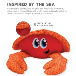 Outward Hound Floatiez Crab Floating Squeaker Dog Toy Sale