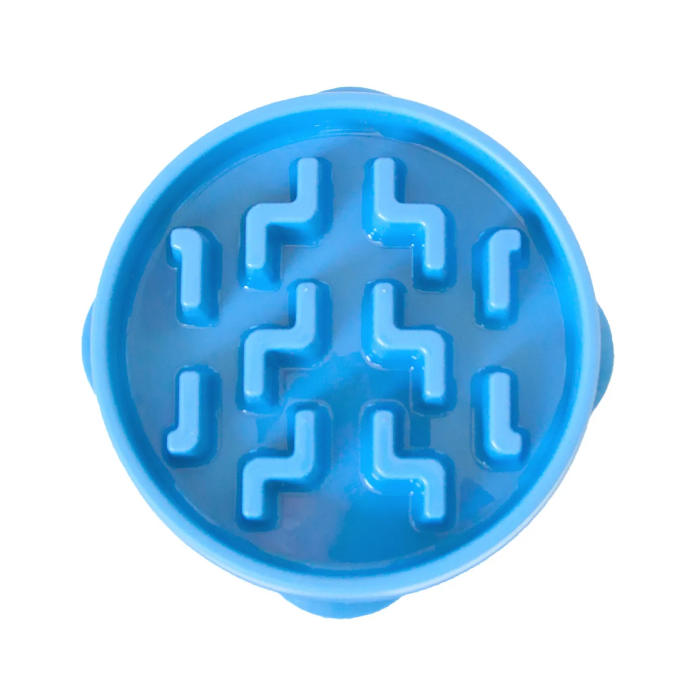Outward Hound Fun Feeder Slow Food Bowl for for Dogs Blue Notch Sale