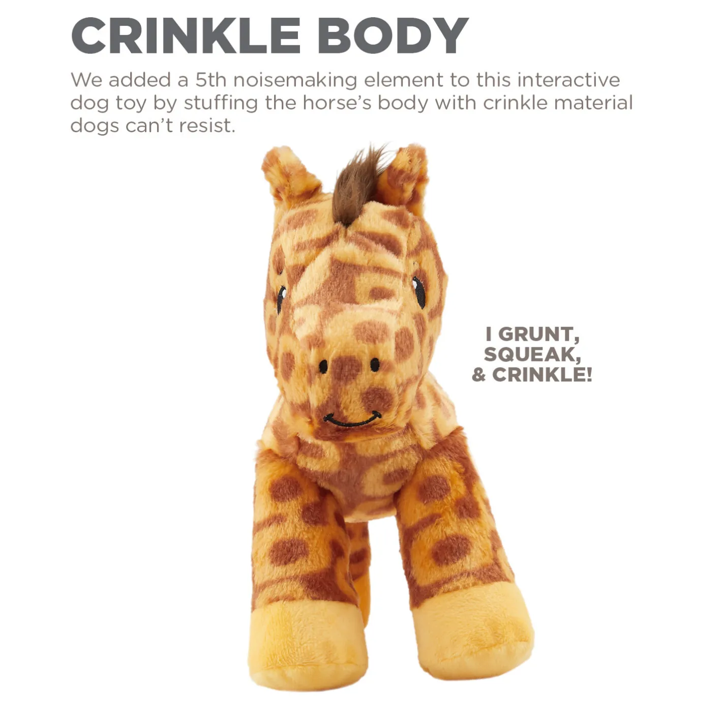 Outward Hound Grunt & Squeak Groovie Hoovies Dog Toy Sale