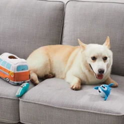 Outward Hound Hide A Surf Van Plush Dog Puzzle with 3 Squeaker Toys Clearance