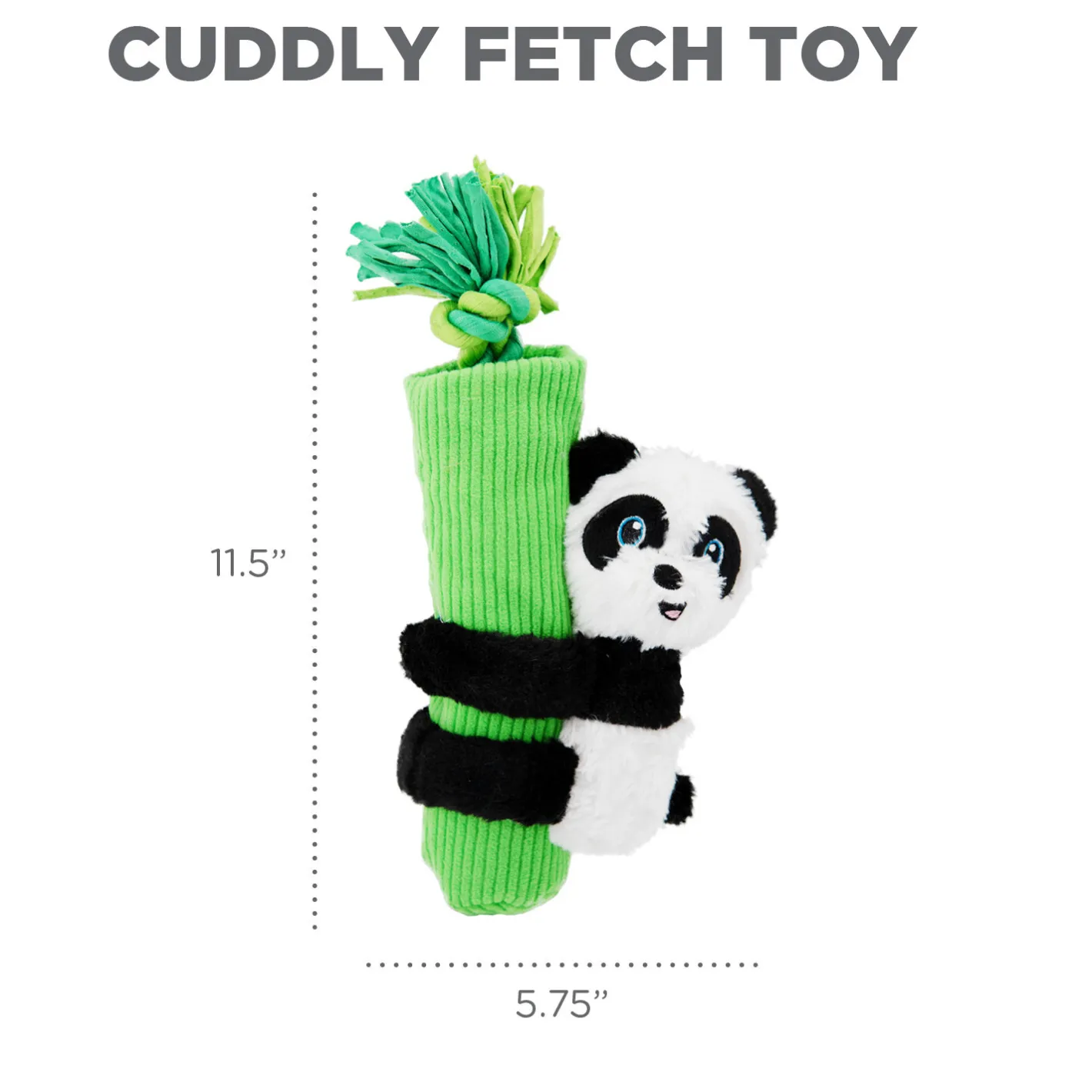 Outward Hound 3-in-1 Tug & Toss Dog Toy - Cuddly Climbers Panda Hot