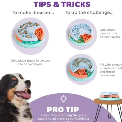 Outward Hound Puppy Lickin' Layers Slow Food Dog Bowl Outlet